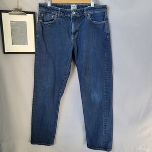 Flint and Tinder Straight Fit Selvedge Denim Jeans 32 x 32
